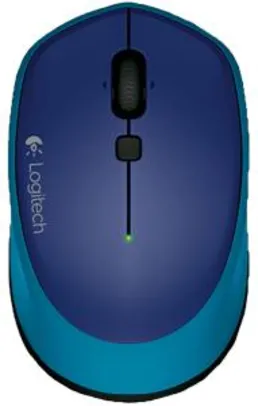 Mouse Sem Fio Logitech M335 Azul - R$62,91