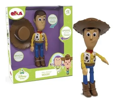 Boneco Woody Toy Story Com Som E A 30cm Disney Baby Elka