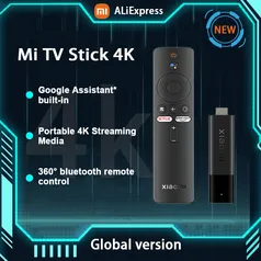 Xiaomi Mi TV Stick 4K Global Version Stream in 4K Google Assistant * built in Android TV 11 2GB 8GB Quad core processor