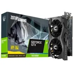 Placa de Vídeo Zotac Gaming NVIDIA GeForce GTX 1650 Super Twin Fan, 4GB | R$1.138