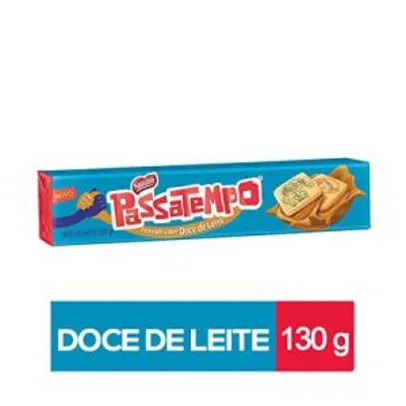 Biscoito Recheado, Doce de Leite, Passatempo, 130g