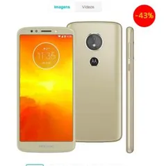 Smartphone Motorola Moto E5 XT1944 Ouro com 16GB - R$579