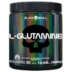 L-GLUTAMINE 300G - Black Skull