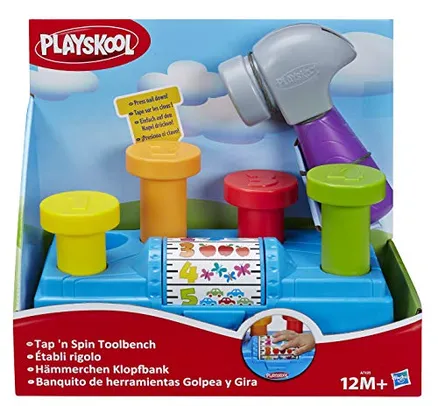 Brinquedo Conjunto Playskool Martelar e Aprender - A7405 - Hasbro | R$78