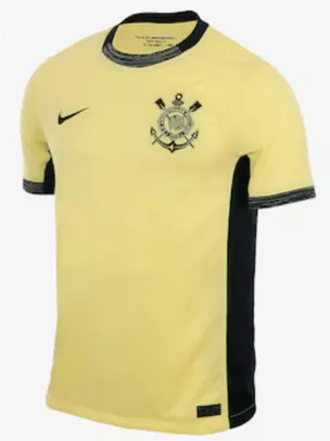 [R$ 135,37 1ª Compra / APP] Camisa Nike Corinthians III 2023/24 Torcedor Pro Masculina