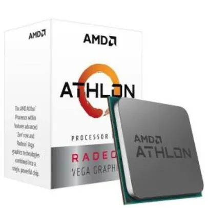Processador AMD Athlon 3000g 3.5GHz, 2-Cores 4-Threads