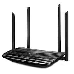 Roteador TP-Link Wireless 4 Antenas Gigabit MU-MIMO AC1200 Archer C6 | R$260