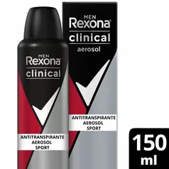 Desodorante Rexona Aerosol Men Clinical Sport 150ml