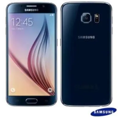 [FastShop] Galaxy S6 Preto Samsung, com Tela de 5,1", 4G, 32 GB e Câmera de 16 MP - G920I -R$1906,33