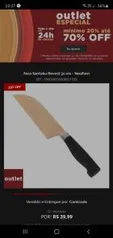 Faca de cozinha Santoku Neoflam Revest 31cm | R$40