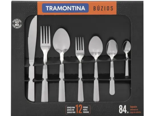 Faqueiro Tramontina Inox Búzios - 84 Peças