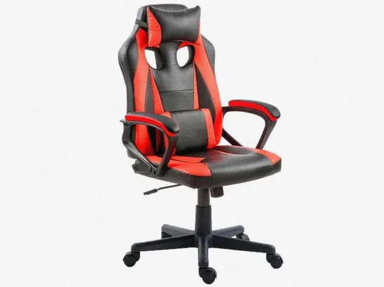 [Cliente Ouro] Cadeira Gamer Nell preta e vermelha