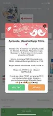 [Rappi Prime] 50% de Cashback em Rappi Créditos