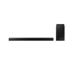 Soundbar Samsung Com 2.1 Canais, 320w, Som Surround, Bluetooth E Subwoofer Sem Fio Hw-r550/zd