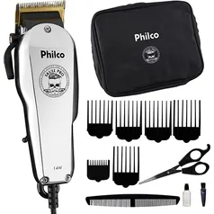 [AME 70 / SC 49 ]Máquina de Cortar Cabelo Philco PCR05S - Prata