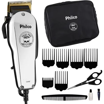 [AME 70 / SC 49 ]Máquina de Cortar Cabelo Philco PCR05S - Prata