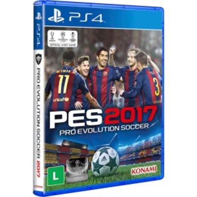 Saindo por R$ 72: Pro Evolution Soccer 2017 para PS4 por 71,99 | Pelando