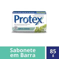 Protex Sabonete em Barra Erva Doce (85gx6) - 6 unidades | R$2