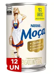 Leite Condensado Nestlé Integral Moça Lata 395g - 12 Unidades