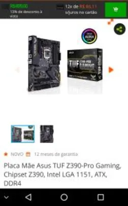 Placa Mãe Asus TUF Z390-Pro Gaming, Chipset Z390, Intel LGA 1151, ATX, DDR4