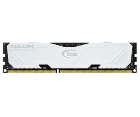 MEMORIA TEAM GROUP T-FORCE VULCAN 8GB (1X8) 1600MHZ DDR3 BRANCO, TLWED38G1600HC901