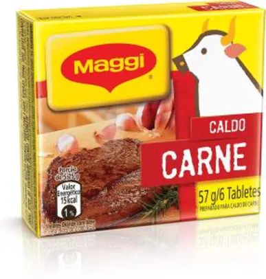 [R$0,69] Caldo de Carne Maggi - Tablete 57g