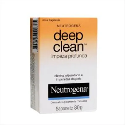 Saindo por R$ 7: Sabonete Facial Neutrogena Deep Clean 80g - R$7 | Pelando