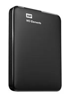 HD WD Externo Portátil Elements USB 3.0 1TB WDBUZG0010BBK