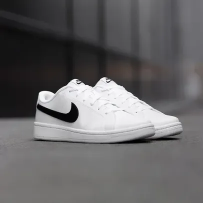 Tênis Nike Court Royale 2 Next Nature "White & Black" (Tam 37 ao 44)