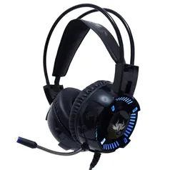 Fone De Ouvido Headset Gamer Deep Bass Usb + P2 Kp-464