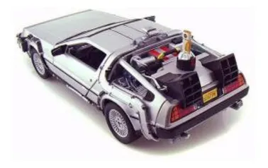 Miniatura Delorean Back to the Future 3 Welly 1/24 | R$169