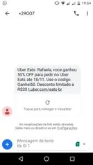 50% OFF no UberEats