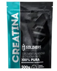 Creatina Monohidratada 500g - 100% Pura - Soldiers Nutrition