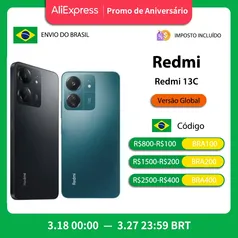 [Do Brasil] Xiaomi Redmi 13C Versão Global