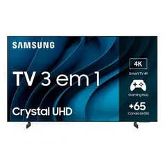 Smart TV 50 Polegadas Samsung Crystal UHD 4K, 3 HDMI, 2 USB, Bluetooth, Wi-Fi, Gaming Hub, Tela sem limites, Alexa built in - UN50CU8000GXZD