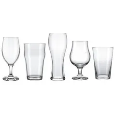 Conjunto de Copos para Cervejas Especiais Nadir – 5 Peças | R$34