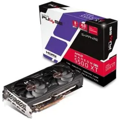 Sapphire Pulse RX 5500 XT 8GB | R$1.350