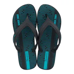 Chinelo Ipanema Adulto Deck Preto/Azul 41/42