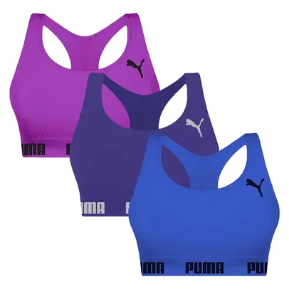 Kit 3 Tops Puma Nadador Sem Costura Feminino