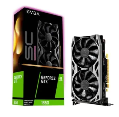 Placa de Vídeo EVGA NVIDIA GeForce GTX 1650 SC Ultra Gaming 4GB, GDDR5 - 04G-P4-1057-KR