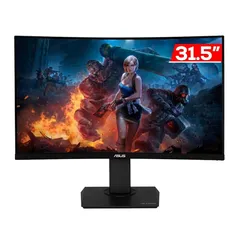 Monitor Gamer Asus Tuf 31,5'' Curvo 1ms 144Hz FreeSync Premium Altura Ajustavel HDMI/DP, VG32VQ