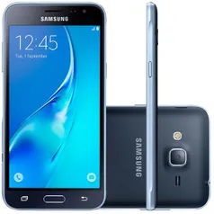 Smartphone Samsung Galaxy J3 Desbloqueado Tela 5" 8GB 4G Dual Chip Câmera Frontal Android 5.1 - R$ 530,10