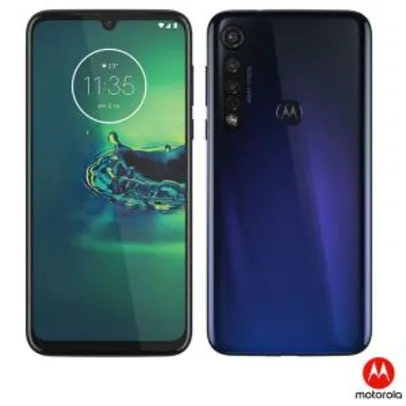 Moto G8 Plus Azul Safira, 64 GB - R$1278