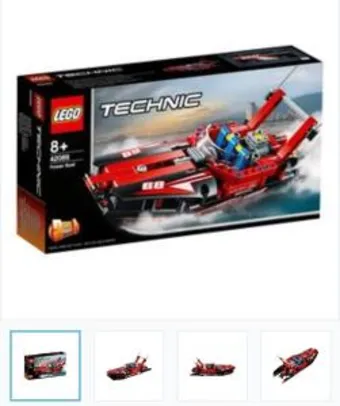 (Frete grátis APP) LEGO Technic - Modelo 2 em 1: Potentes Barcos a Motor 42089 - 174 Peças
