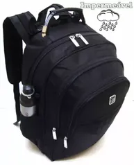 Mochila Reforçada Executiva Preta Masculino/Feminino - Bezzter