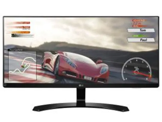 Monitor LG LED 29” Full HD Widescreen - 2 HDMI 29UM68