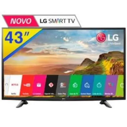 [Clube do Ricardo] Smart TV LED 43 LG Full HD com WiFi Integrado, Painel IPS, Miracast e WiDi, Conexões HDMI e USB, Bivolt - 43LH5700 por R$ 1900