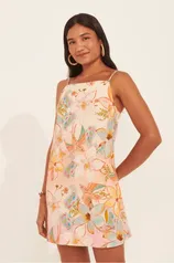 Vestido com Decote Quadrado [Tam P]