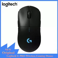 Mouse Gamer Sem Fio Logitech GPRO Preto