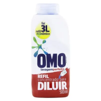 SABÃO LIQUIDO P/ DILUIR OMO 500ML R$18